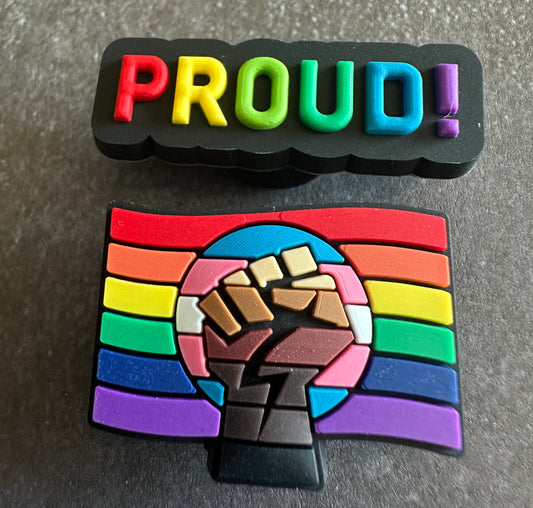 Pride Shoe Charm set