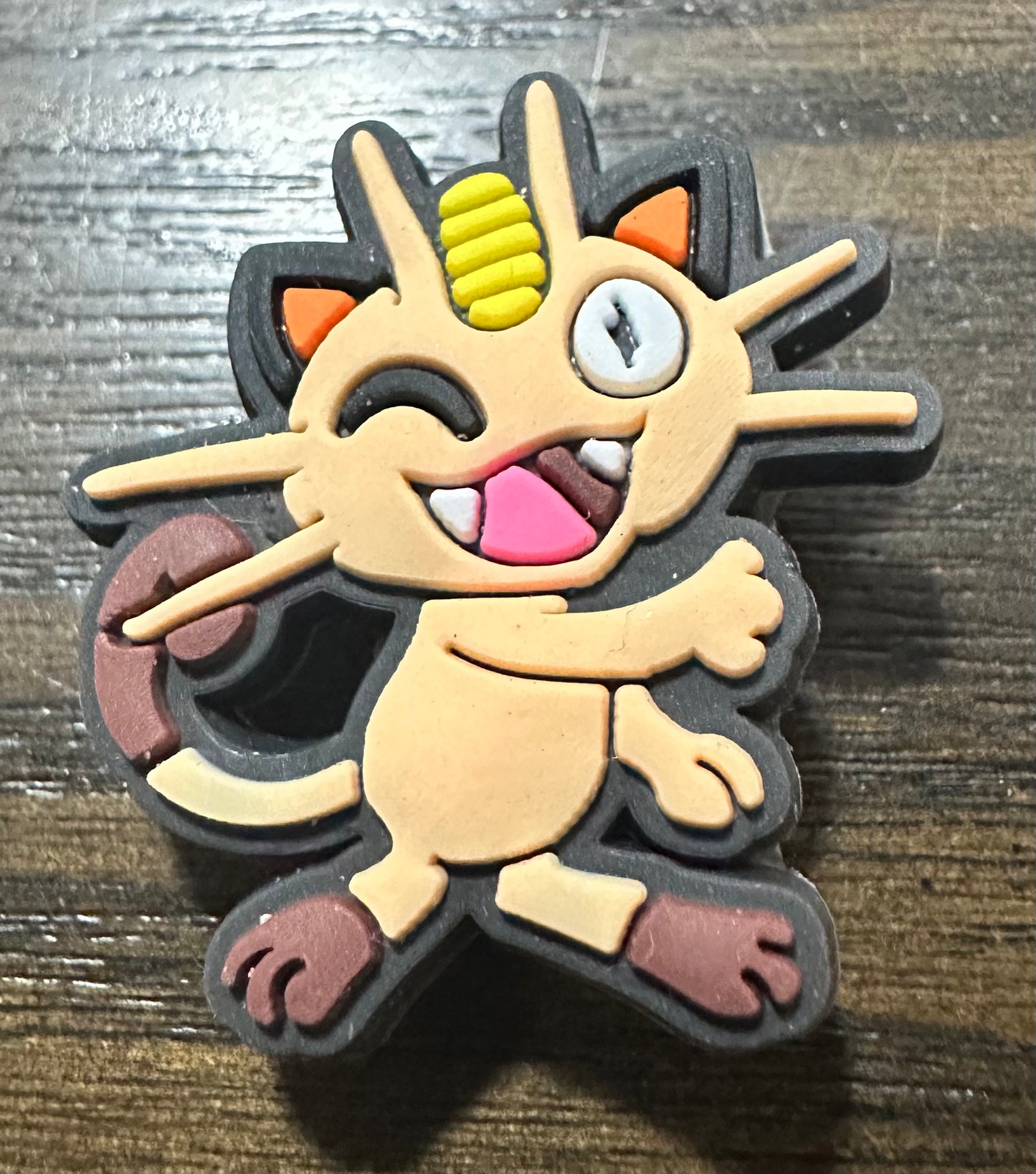 Meowth shoe charm