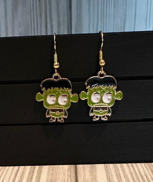 Frankenstein charm Earrings