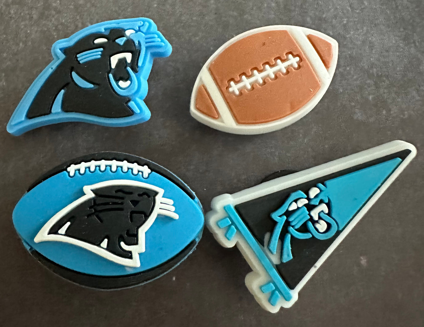 Carolina Football shoe charm set