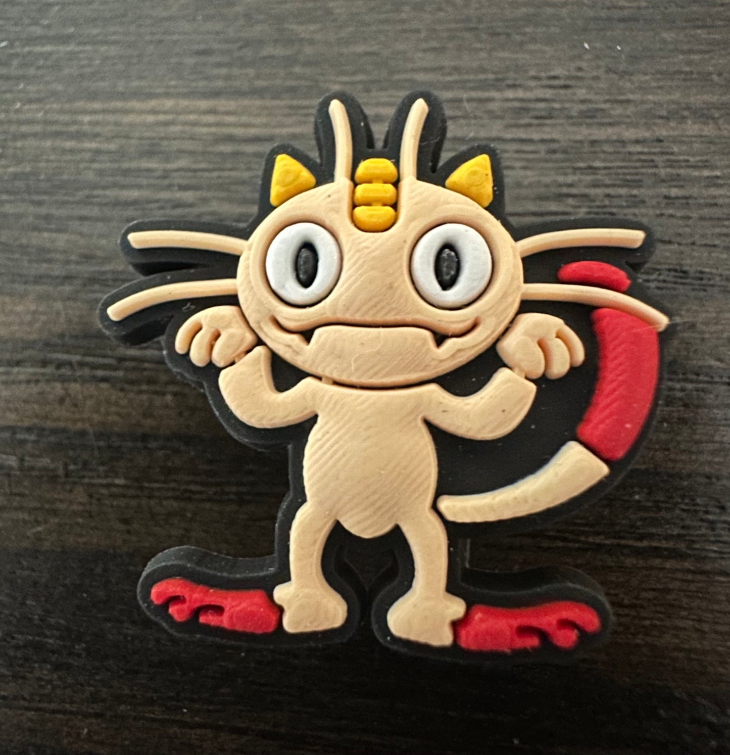 Meowth shoe charm