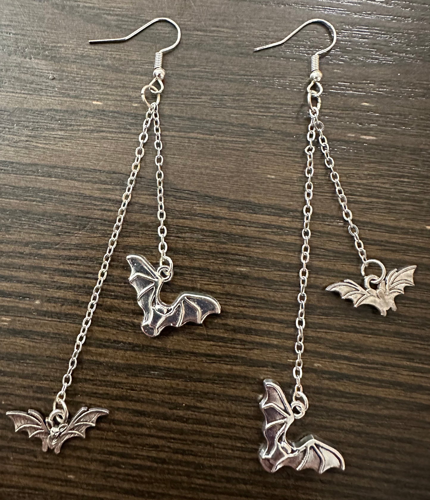 Spooky Batty chain Earrings