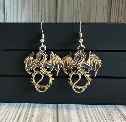 Dragon charm Earrings