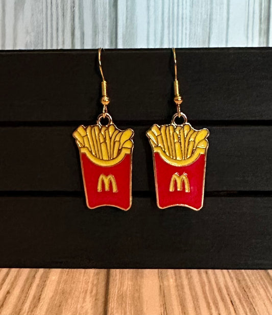 French Fry Charm Earrings