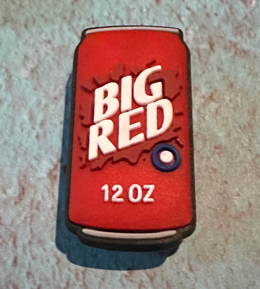 Big Red Soda shoe charm