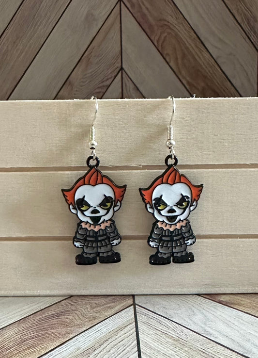 Horror Clown Earrings