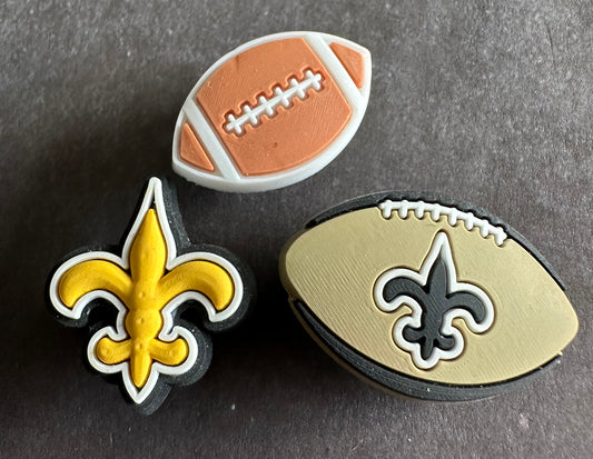 New Orleans Football Shoe Charm set