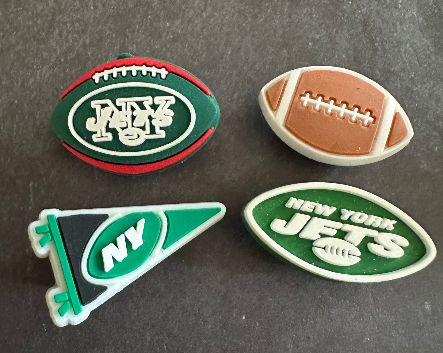 New York Football Shoe charm set