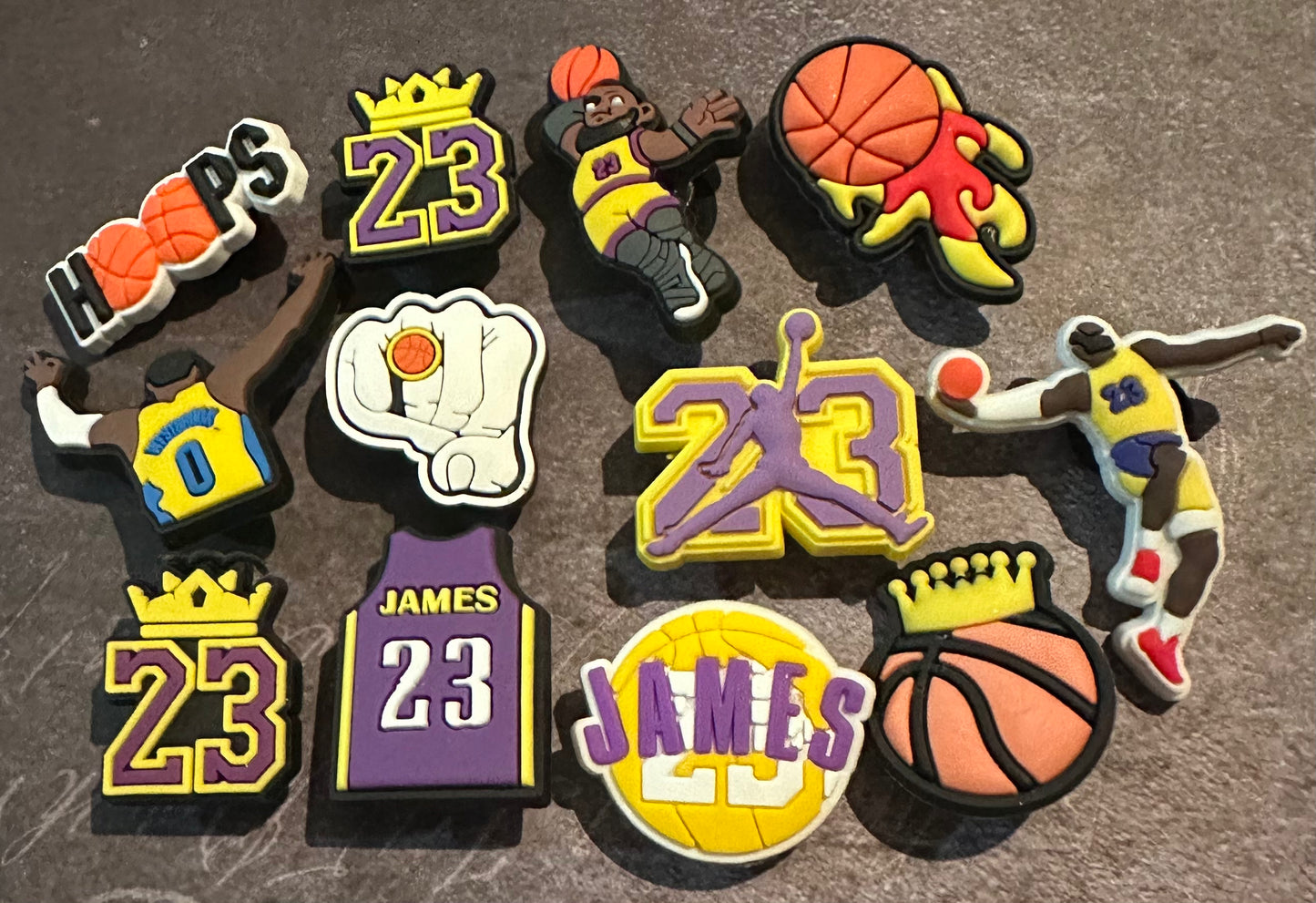 LeBron James Shoe charm set