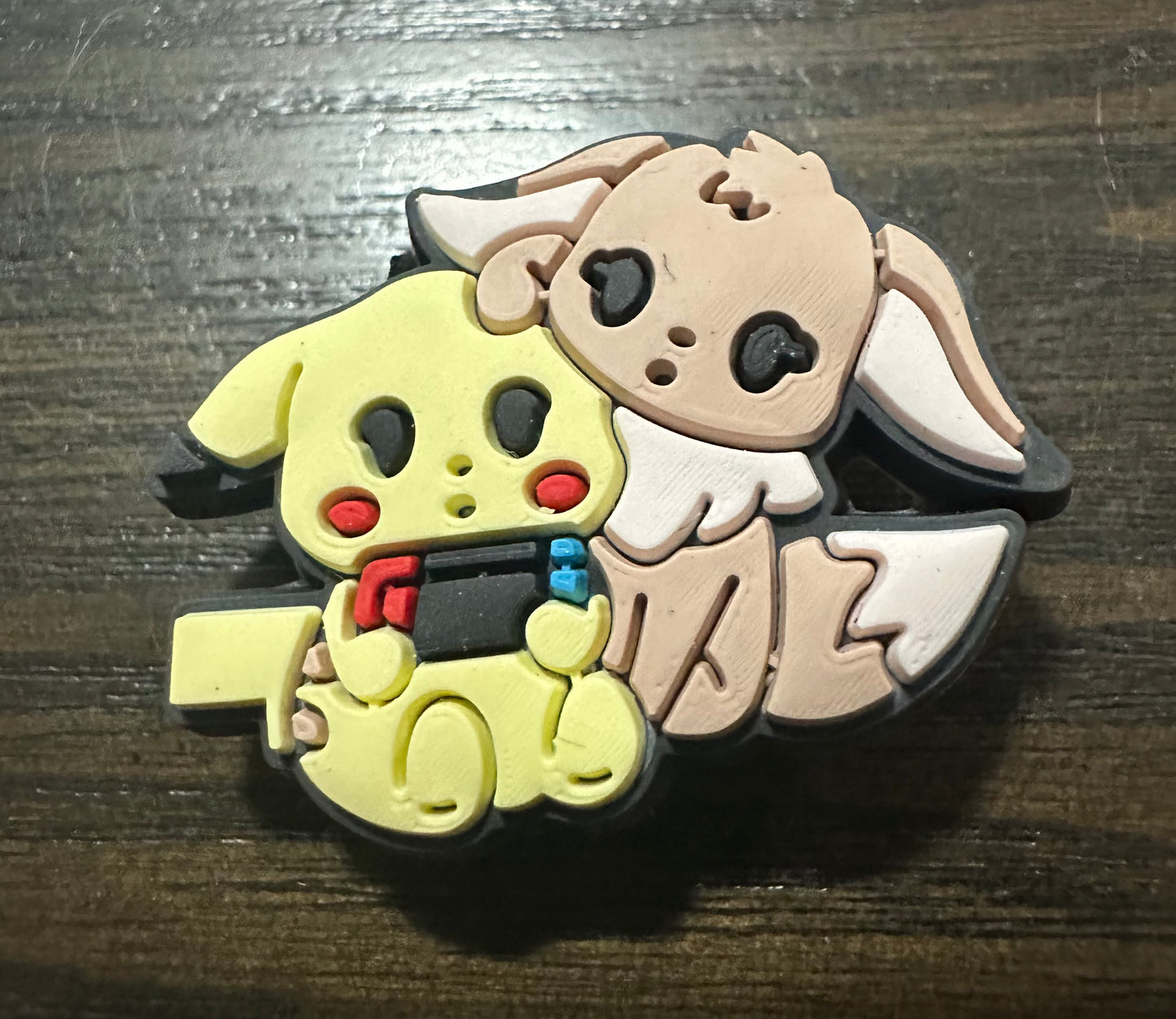 Pikachu/evee shoe charm