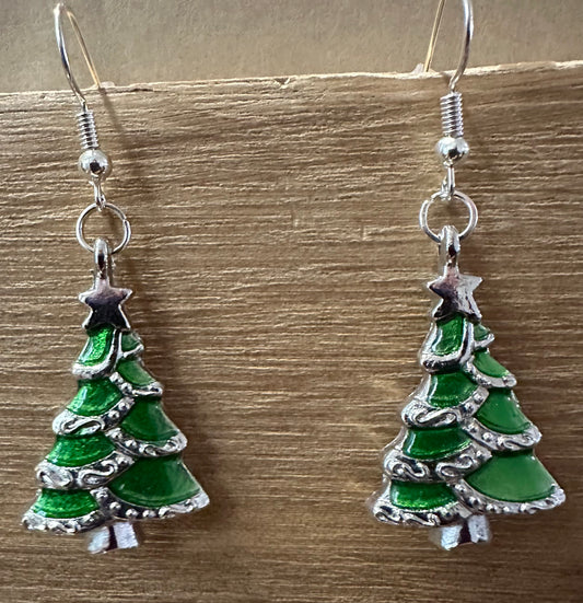 Christmas Tree Earrings