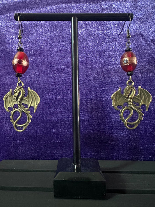 Mystical Dragon Earrings
