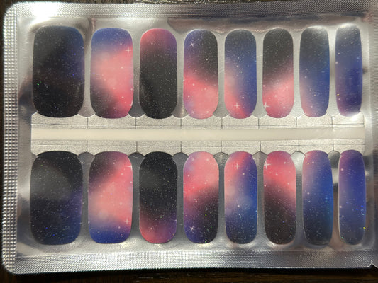 Galaxy Nail Polish Strips