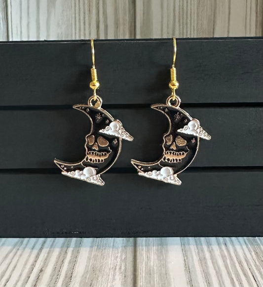 Moon charm Earrings