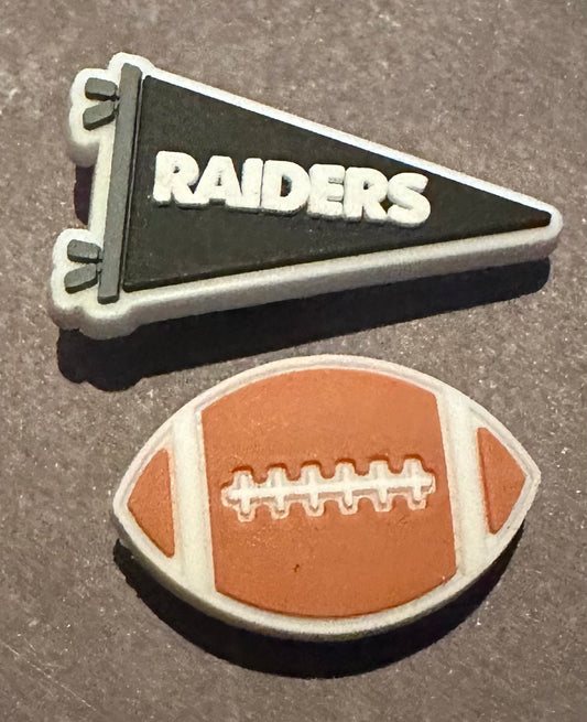 Las Vegas Football Shoe Charm Set
