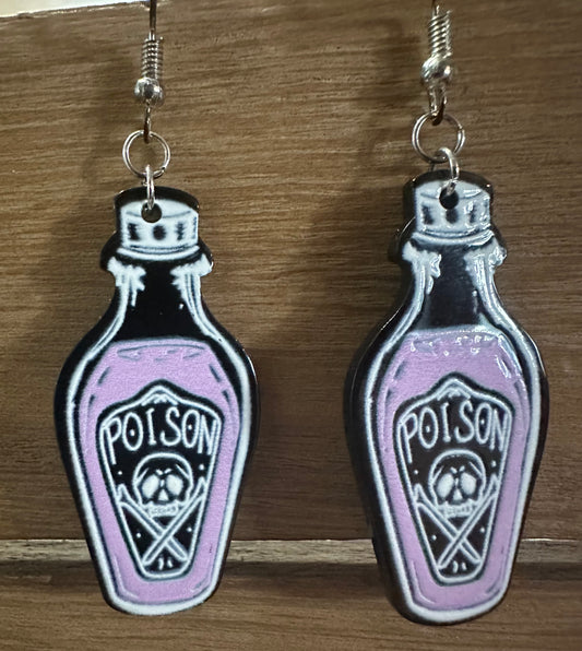 Poison Bottle Earrings