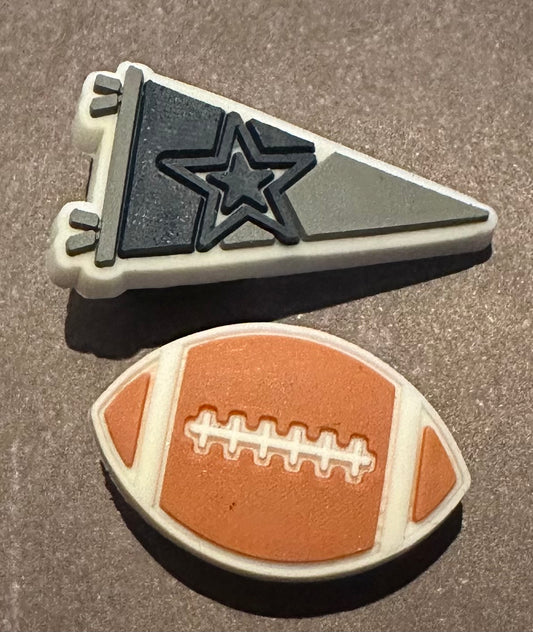Dallas Football Shoe Charm set