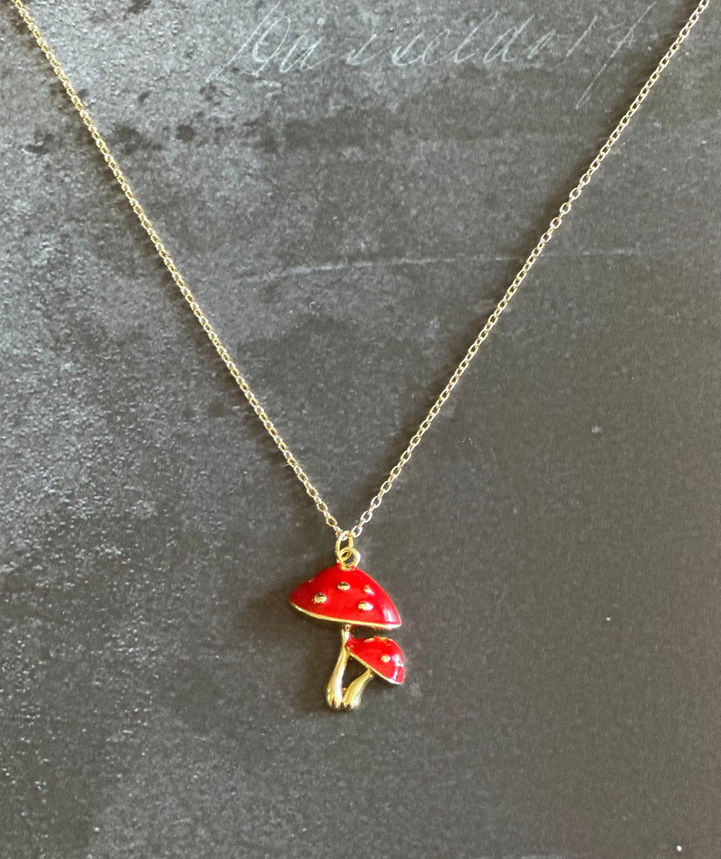 Mushroom Necklace