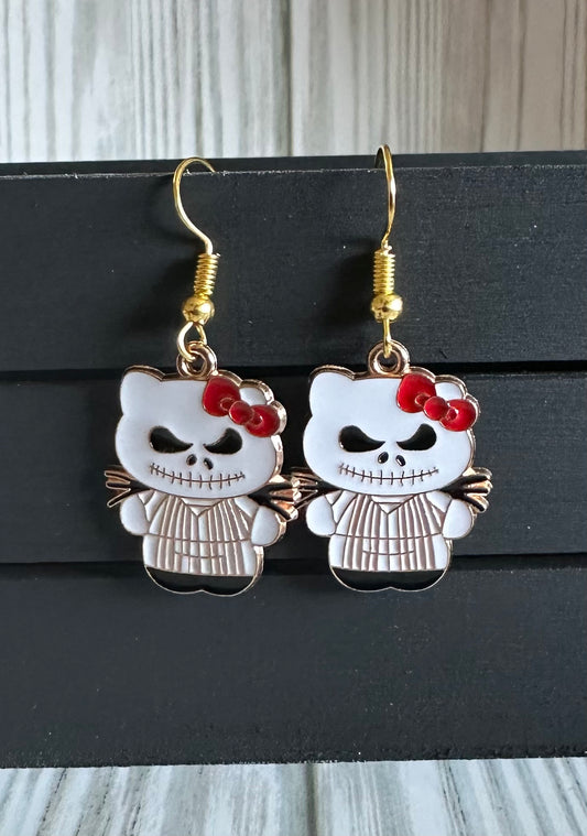 Hello Kitty Jack Charm Earrings