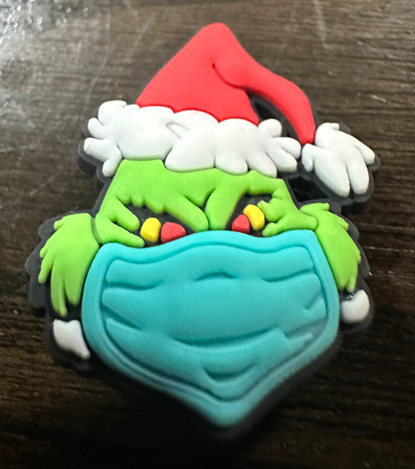 Grinch Mask shoe charm