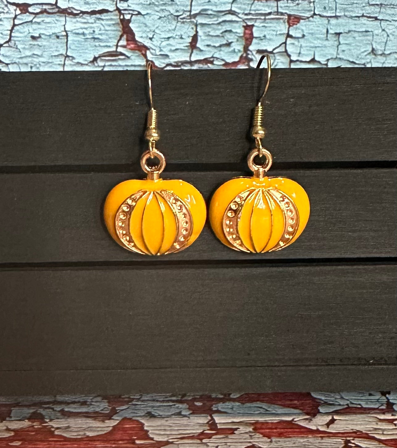 Fall Pumpkin Earrings