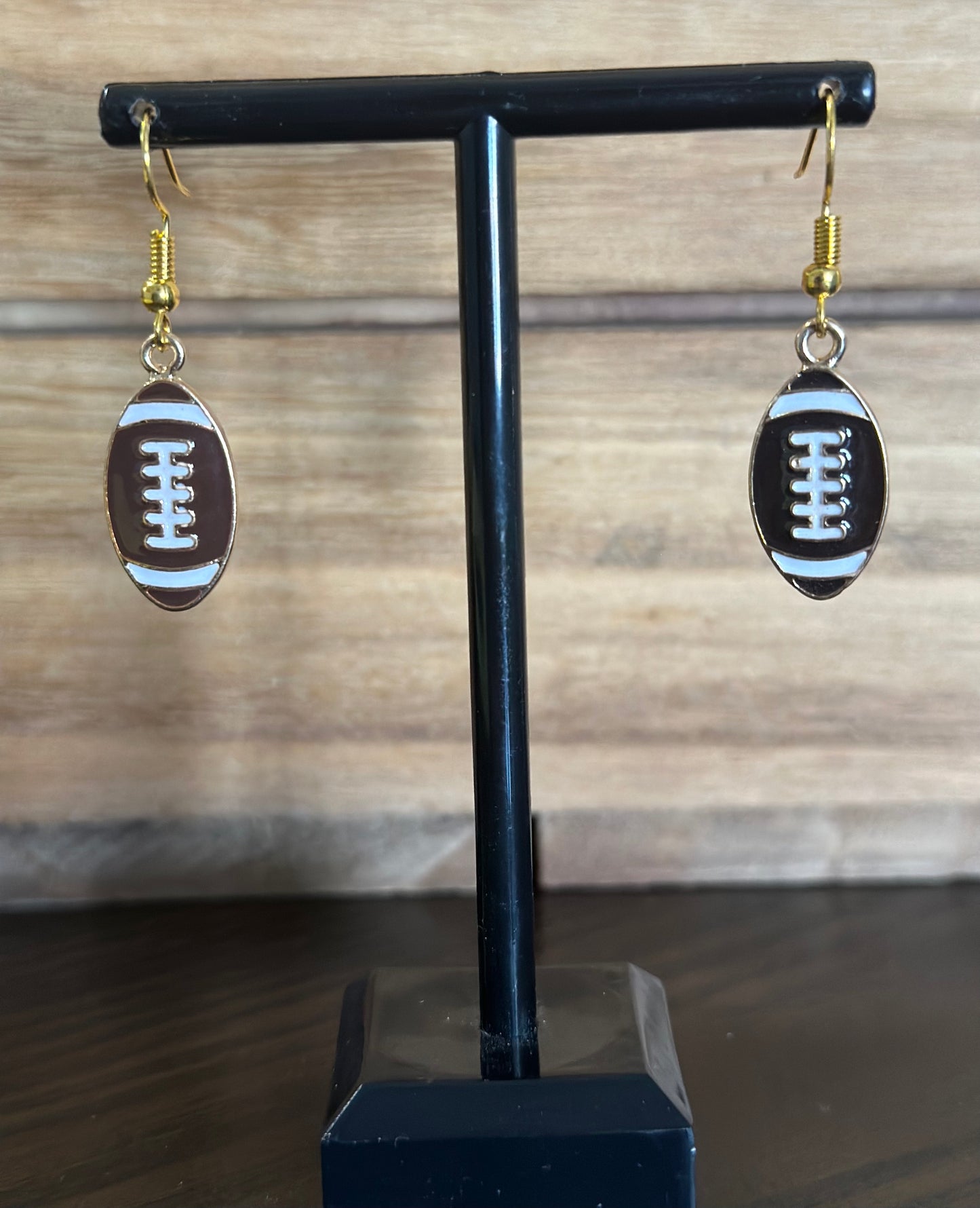 Football Charm Earrings