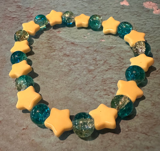 Beaded star Stretch bracelet