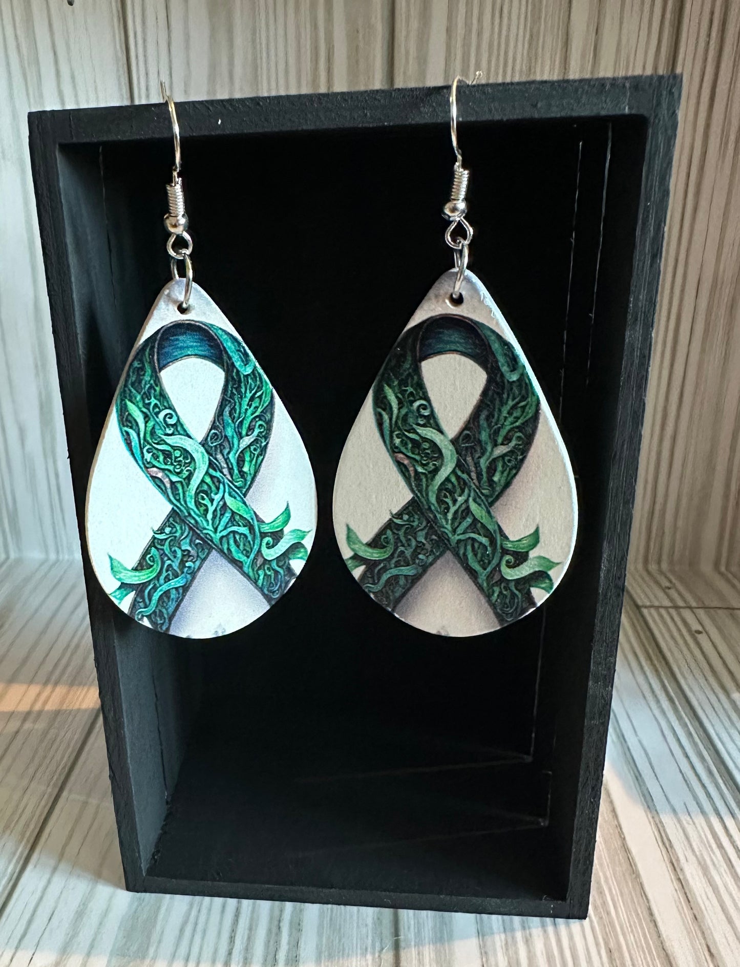 Mental Health Awareness teardrop Earrings