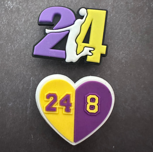 Kobe shoe charm set