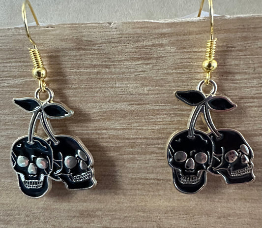 Skull cherry Earrings