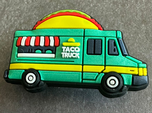 Taco Truck Shoe Charm