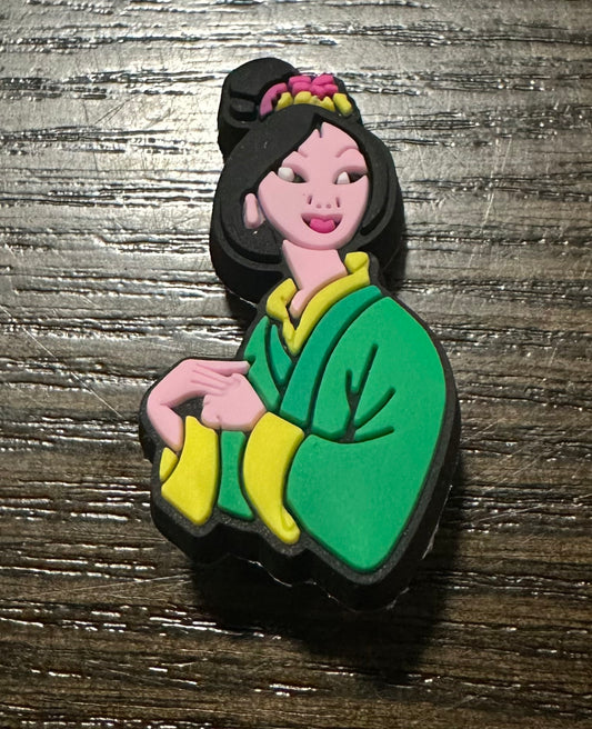 Mulan shoe charm