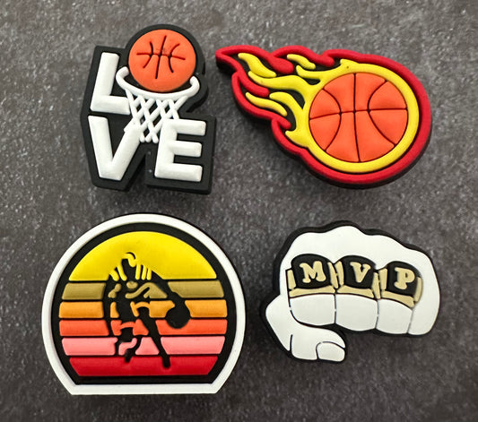 MVP basketball shoe charm set