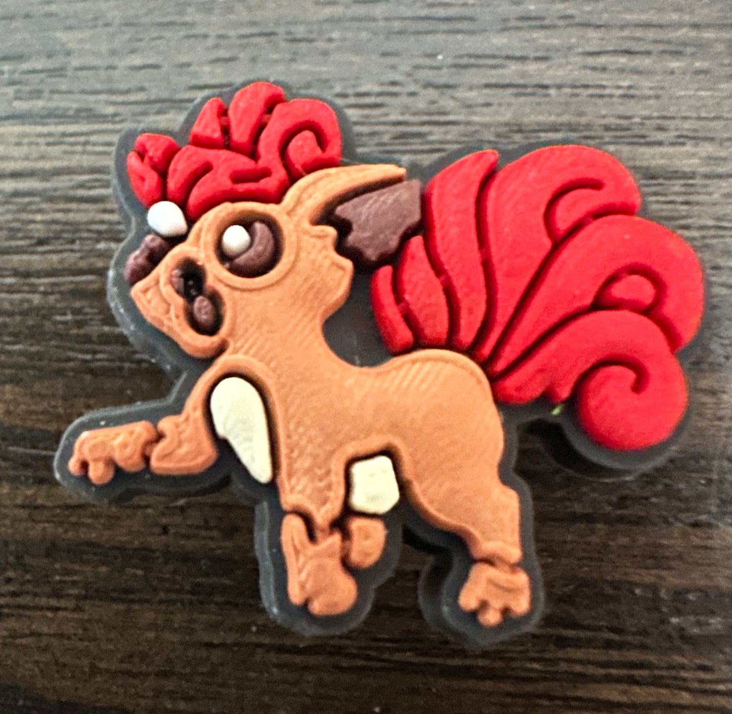 Vulpix shoe charm