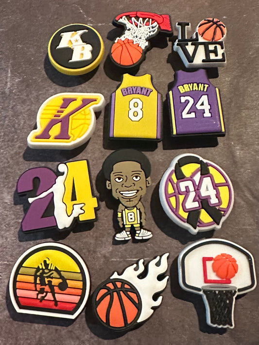 Kobe Bryant Shoe Charm set