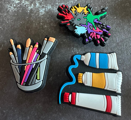 Art Shoe Charm set