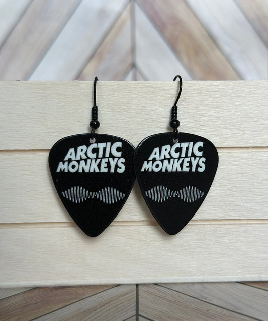 Arctic Monkeys Guitar Pick Earrings