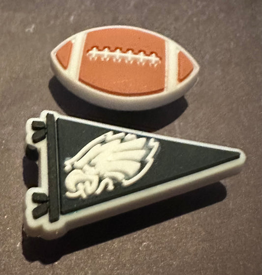 Philadelphia Football Shoe Charm Set