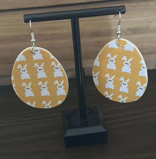 Easter Bunny Egg Earrings