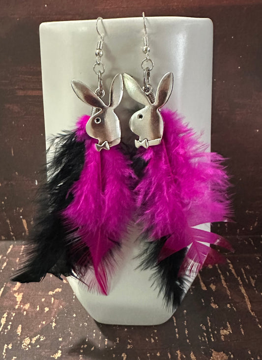 PB Feather Earrings