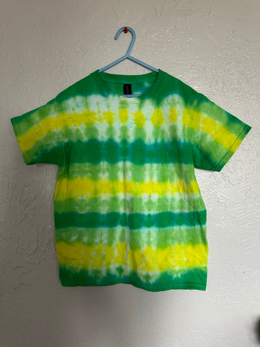 Green Accordion Tie-Dye Tee