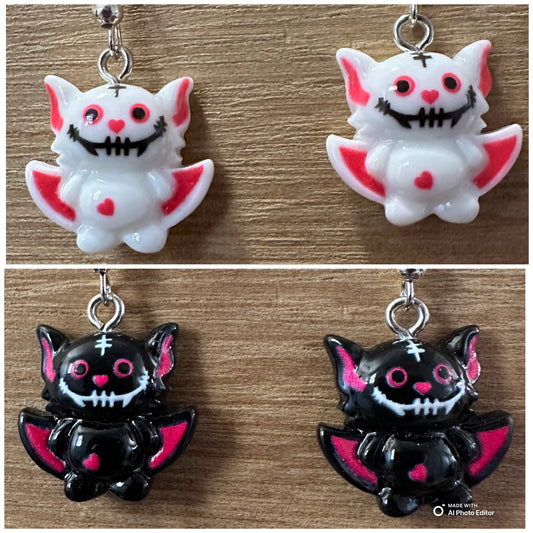 Spooky Cute Bat Earrings