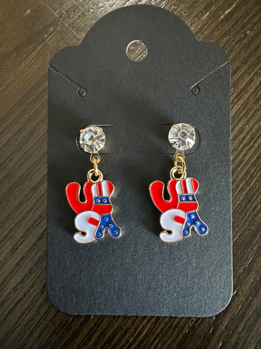 Americana USA Stud/Dangle Earrings