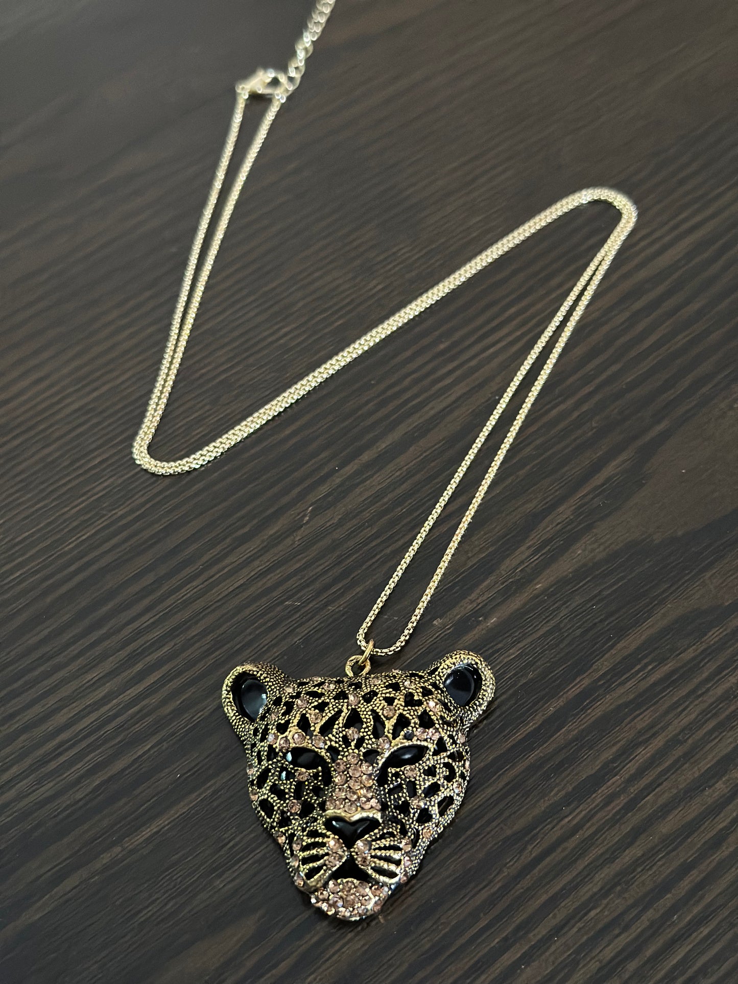 Leopard Pendant Necklace