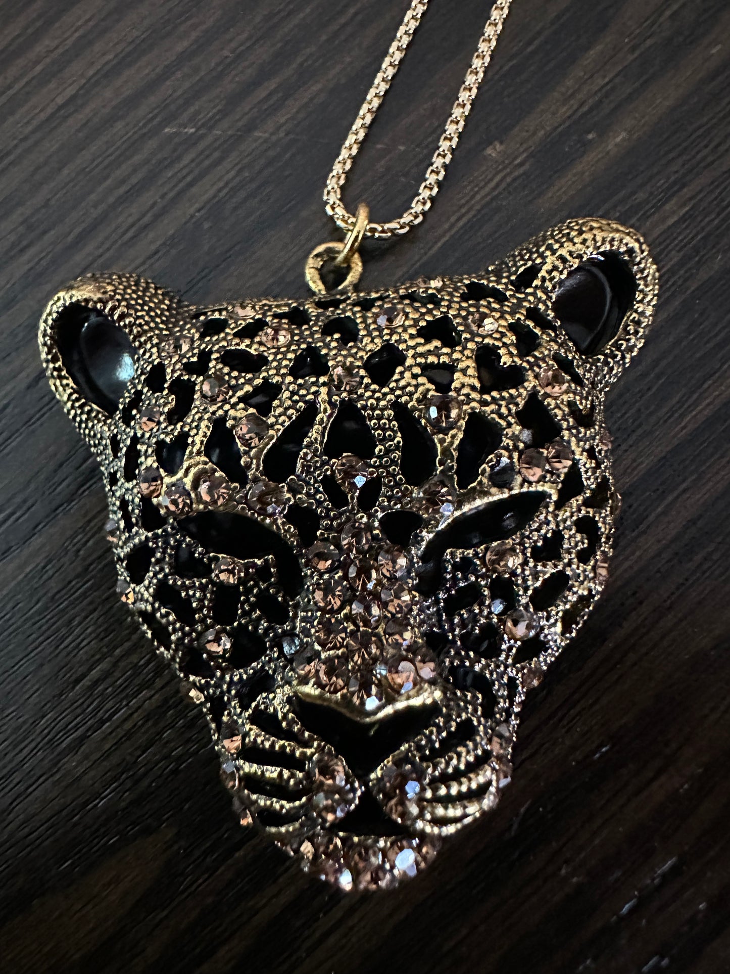 Leopard Pendant Necklace