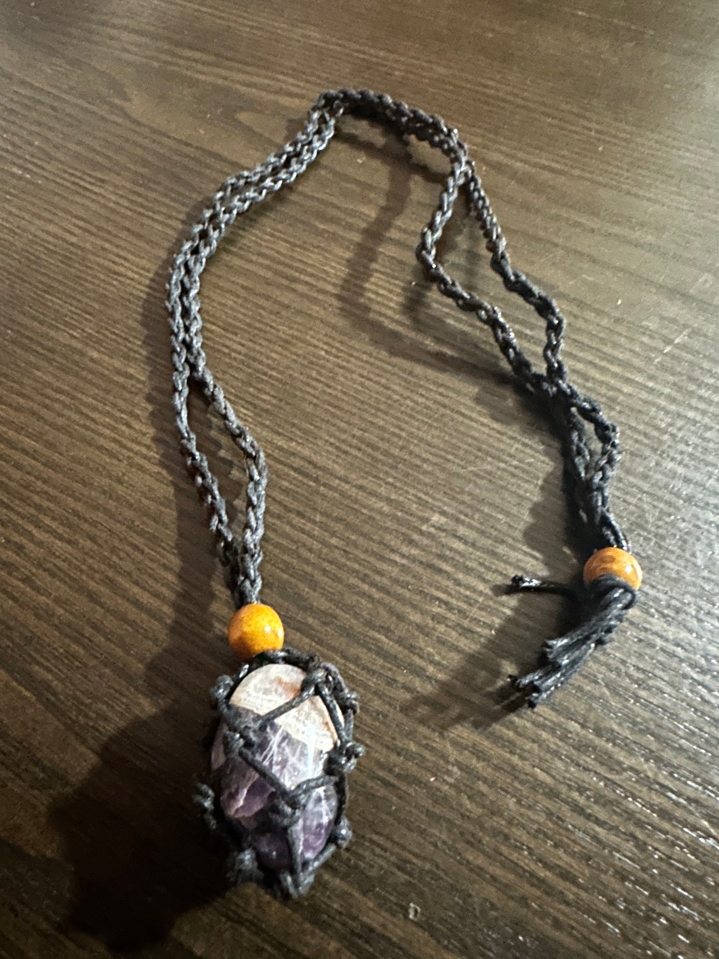 Amethyst Rope Necklace