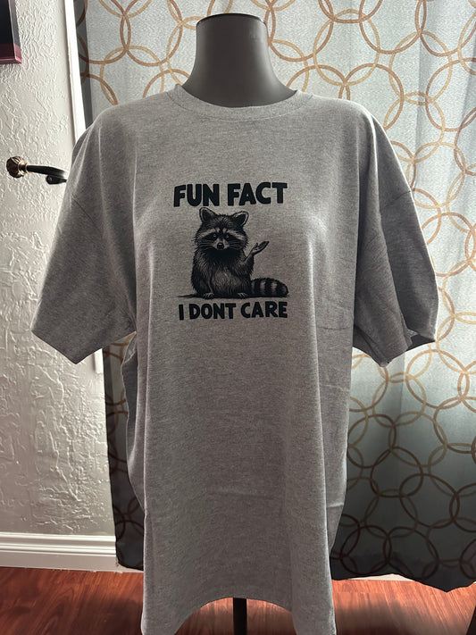 Raccoon Fun Fact tee