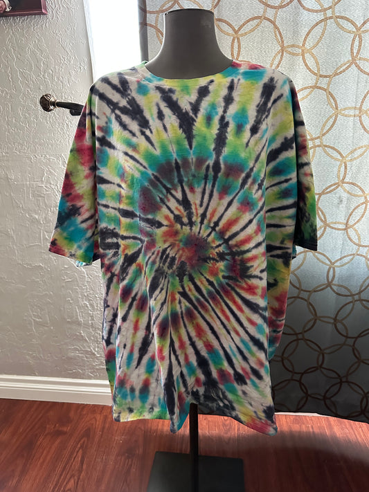 Groovy Spring Break Sprial Tie-Dye tee