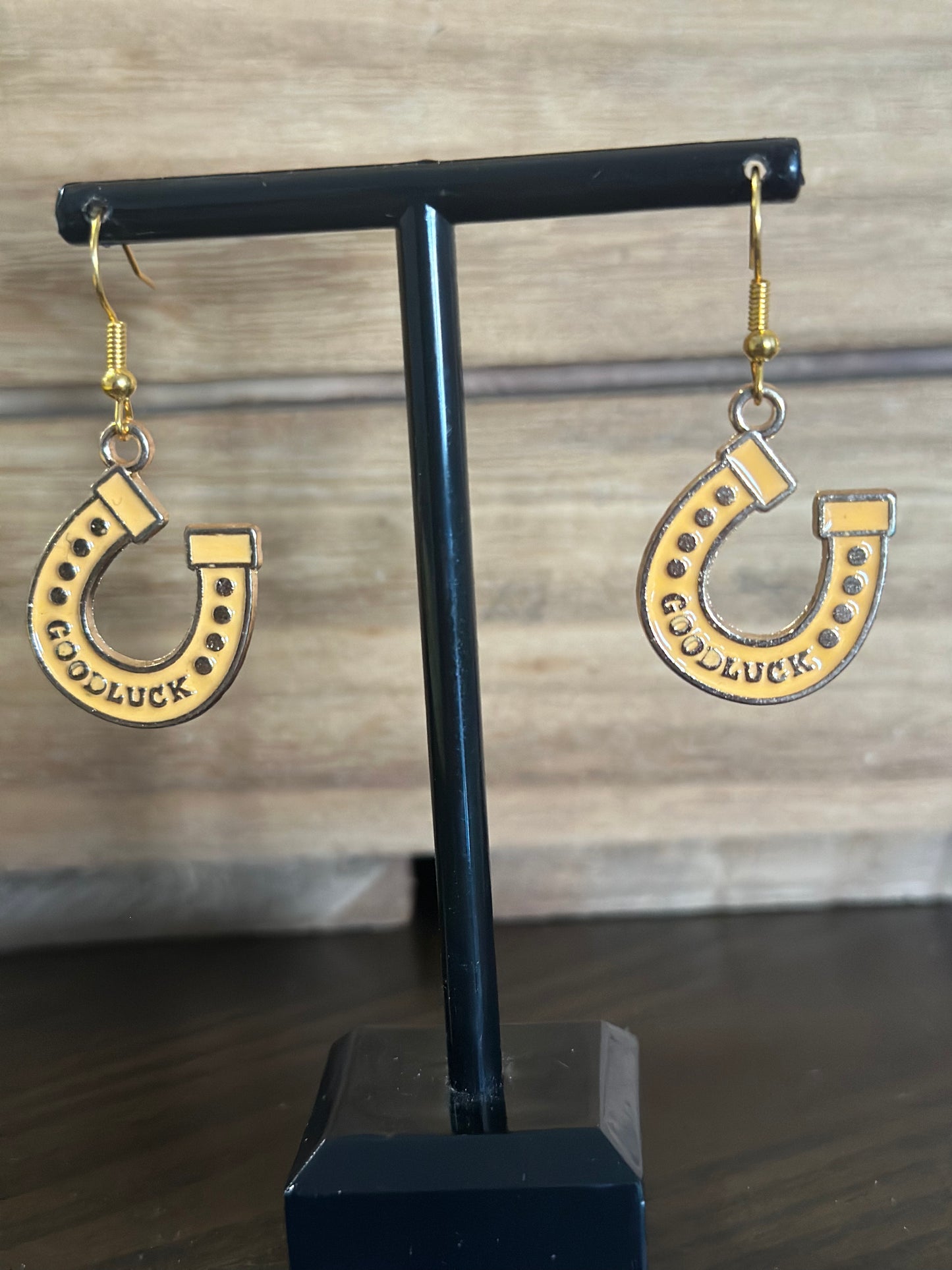 Lucky Horse Shoe charm Earrings