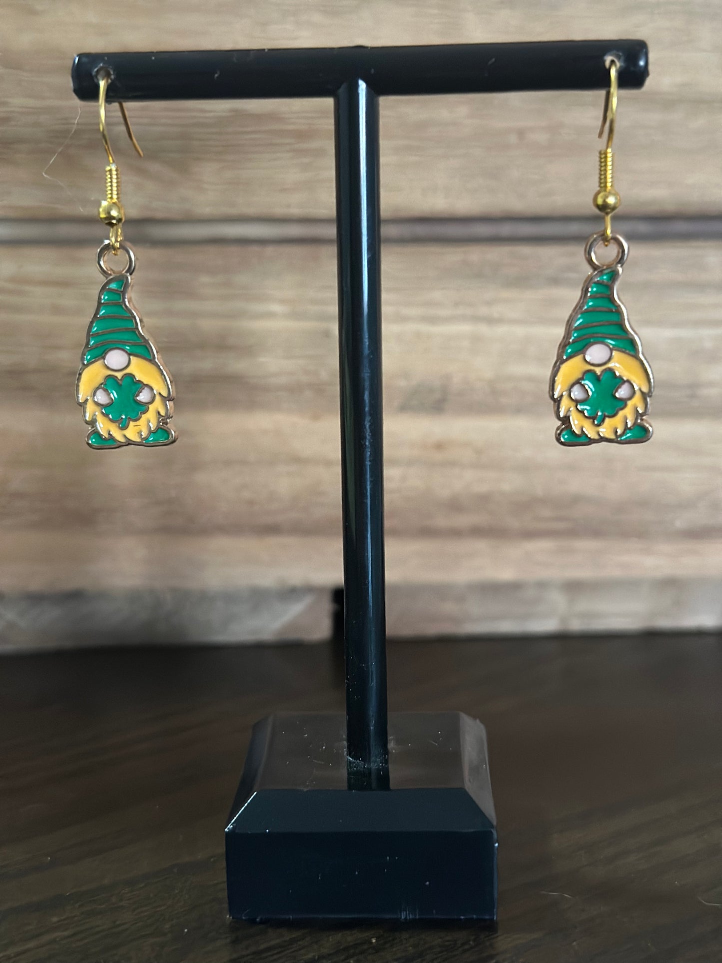 Lucky Gnome blonde Charm Earrings